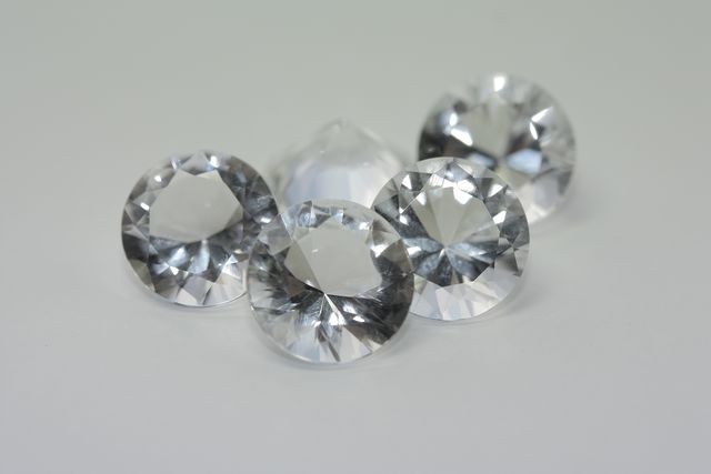 Rock crystal - Round 15.29 ct