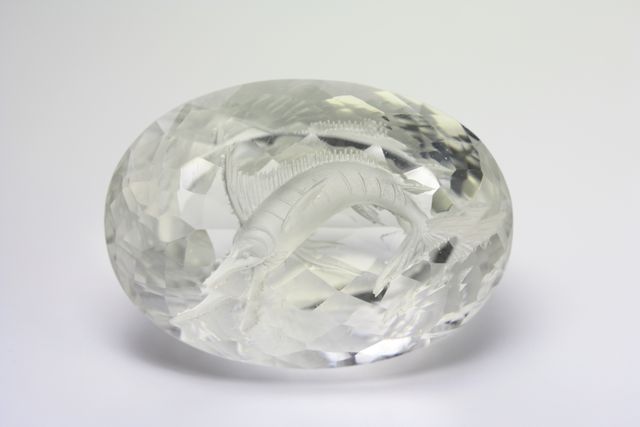 Rock crystal - Oval 72.705 cts - Swordfish